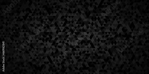Abstract black and white black chain rough backdrop background. Abstract geometric pattern gray and black Polygon Mosaic triangle Background, business and corporate background.