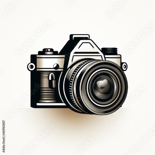 minimalistic camera logo