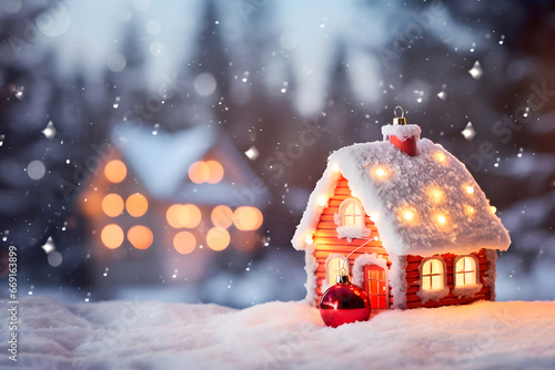 Christmas snow house, with its festive aura, is the perfect symbol to celebrate the season of joy and togetherness.