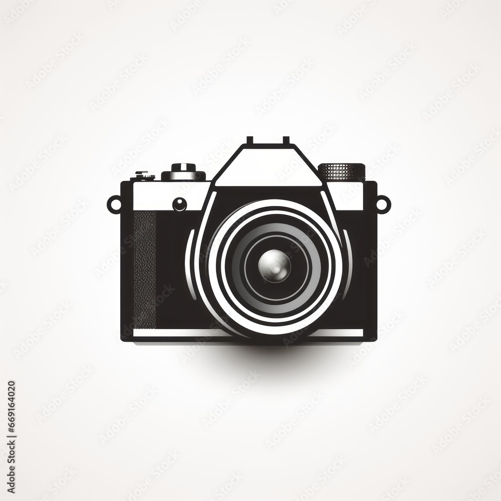 minimalistic camera logo