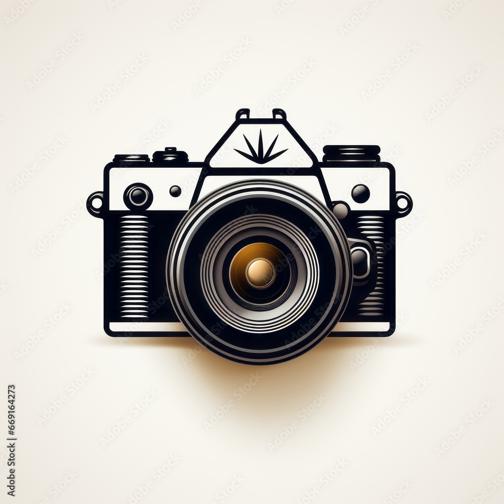 minimalistic camera icon