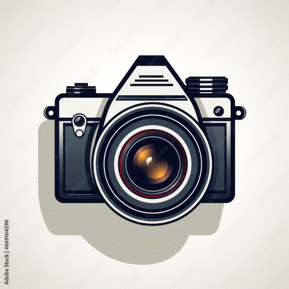 minimalistic camera icon minimalistic camera icon