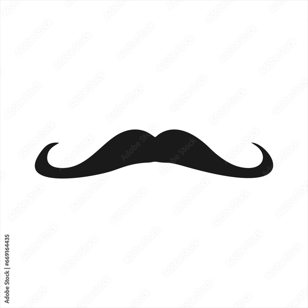 illustration of a mustache illustration of a mustache