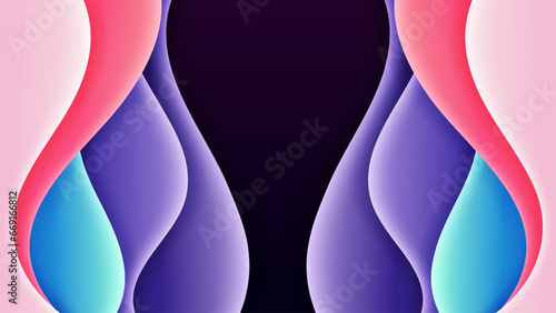 Vector abstract background with soft gradient color and dynamic shadow on background .Vector background for wallpaper. Eps 10