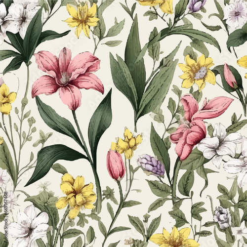 Fondo delicado floreado / elegante / claro