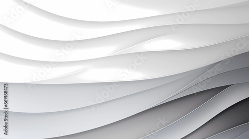 White wavy abstract background 