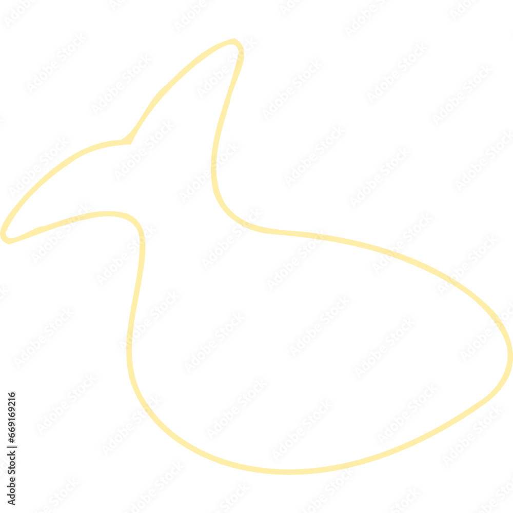 Naklejka premium Fluid Element Lineart