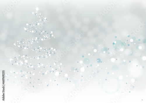 冬の背景ベクター素材