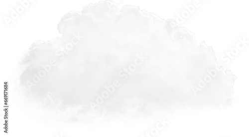 Close up view isolated white cloud for sky concept.