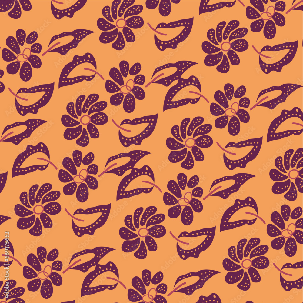 Indonesian Batik Traditional Pattern Vector Indonesian Batik Traditional Pattern Vector