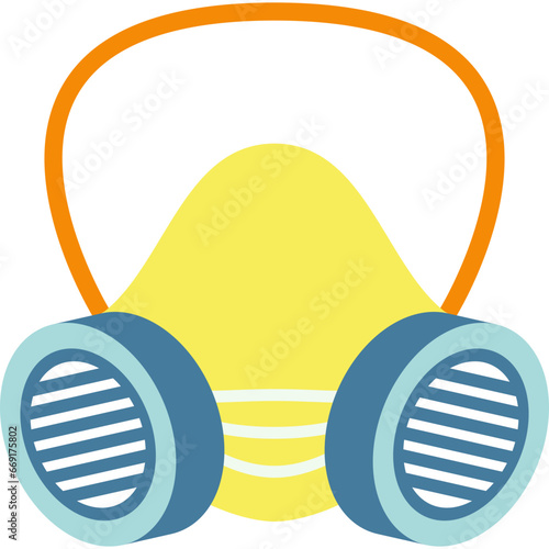 Respiratory Mask Personal Protective Equipment Icon