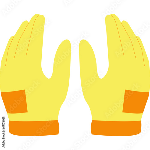 Safety Gloves Personal Protective Equipment Icon