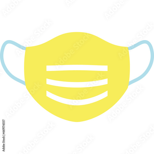 Respiratory Mask Personal Protective Equipment Icon