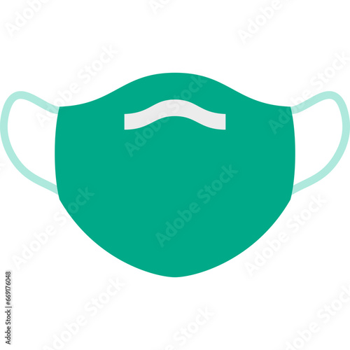 Respiratory Mask Personal Protective Equipment Icon