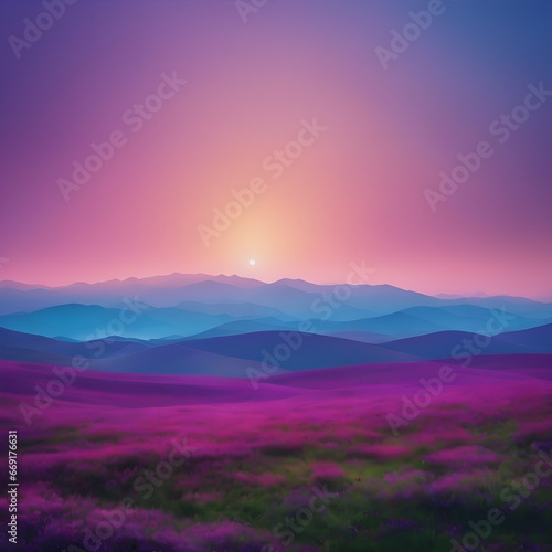 Abstract background with a gradient of blue and purple hues  creating a serene and calming atmosphere