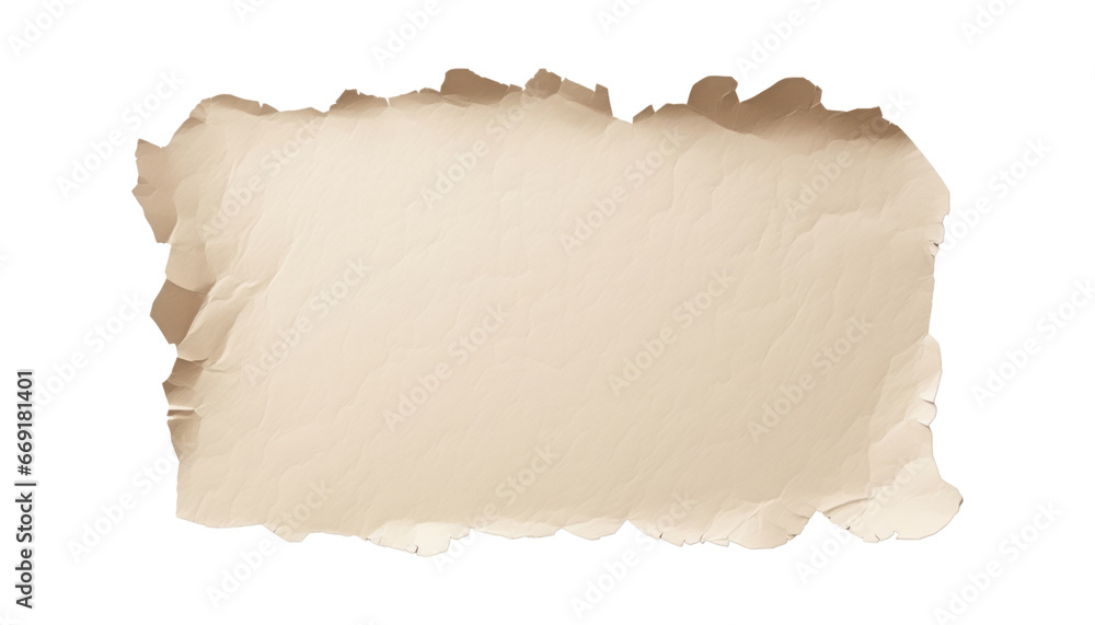 old paper isolated on transparent background cutout old paper isolated on transparent background cutout