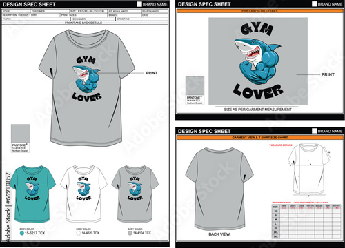 FITNESS FUNNY GYM LOVER WORKOUT STREETWEAR VECTOR DIGITAL DTG DTF HEAT TRANSFER STICKER SUBLIMATION MEN BOYS OVERSIZE T SHIRT TECHPACK MEASUREMENT LAYOUT TEMPLATE DESIGN