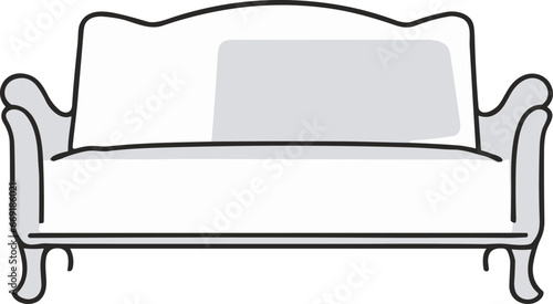 ソファのイラスト