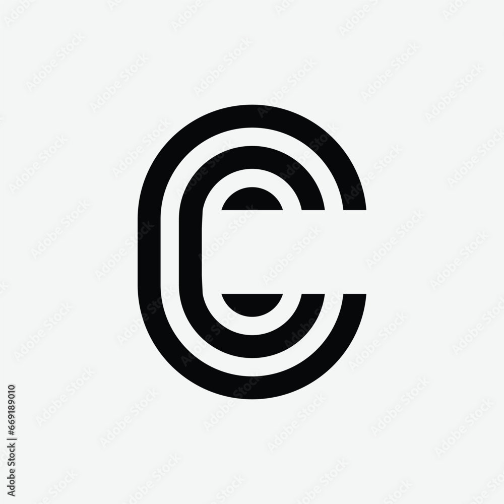 modern letter C monogram letter logo design modern letter C monogram letter logo design
