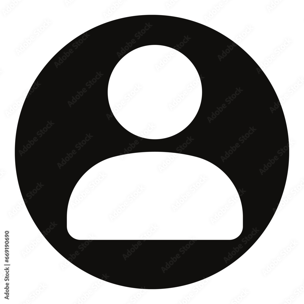 Simple person symbol isolated on white background Simple person symbol isolated on white background