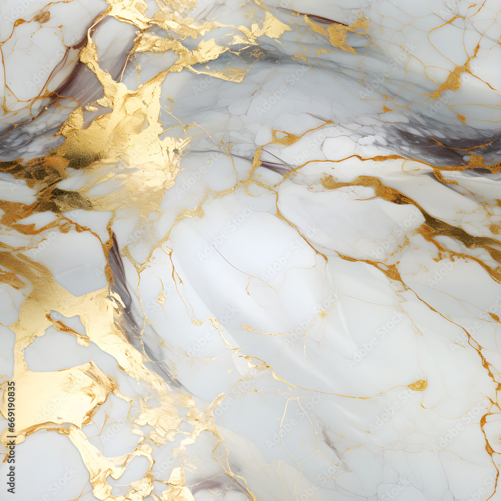 Black and gold background from marble white stone texture for design
