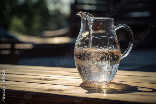 pitcher and glass photo