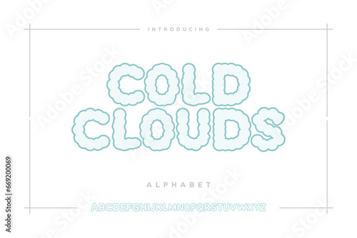 Abstract Fashion font alphabet. Minimal modern urban fonts. vector illustration.