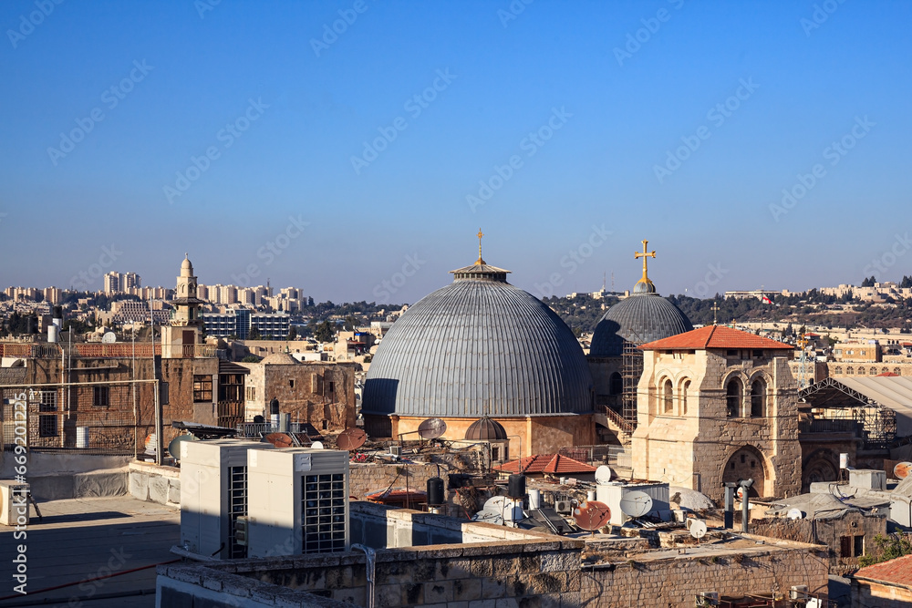 Rooftops of ancient Jerusalem