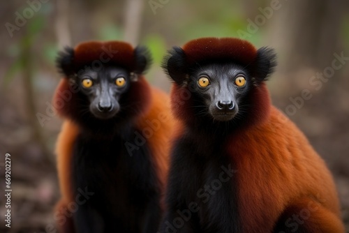 red ruffed lemur