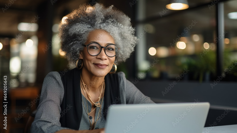 copy space, stockphoto, Aged African American woman working on her laptop. Grandmother man in glasses using laptop. Senior woman using a laptop, modern technology, cyberspace, internet. copy space, stockphoto, Aged African American woman working on her laptop. Grandmother man in glasses using laptop. Senior woman using a laptop, modern technology, cyberspace, internet.