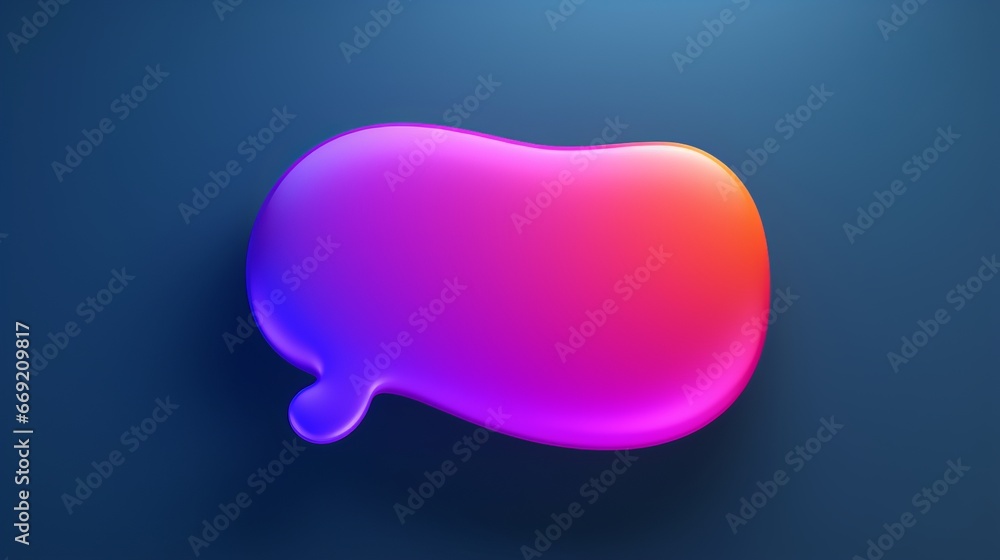 speech bubble. Fluent ui 3d design speech bubble. Fluent ui 3d design