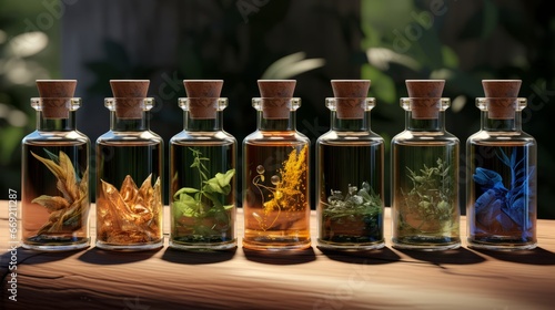essential oils in good looking bottels, natural ingrideints