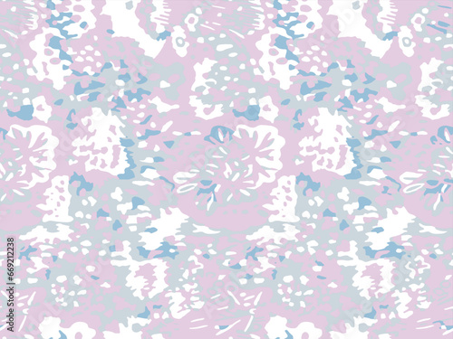 Full seamless pink camouflage print texture pattern vector for decor and textile. Army masking design for skin fashion fabric and wallpaper. 