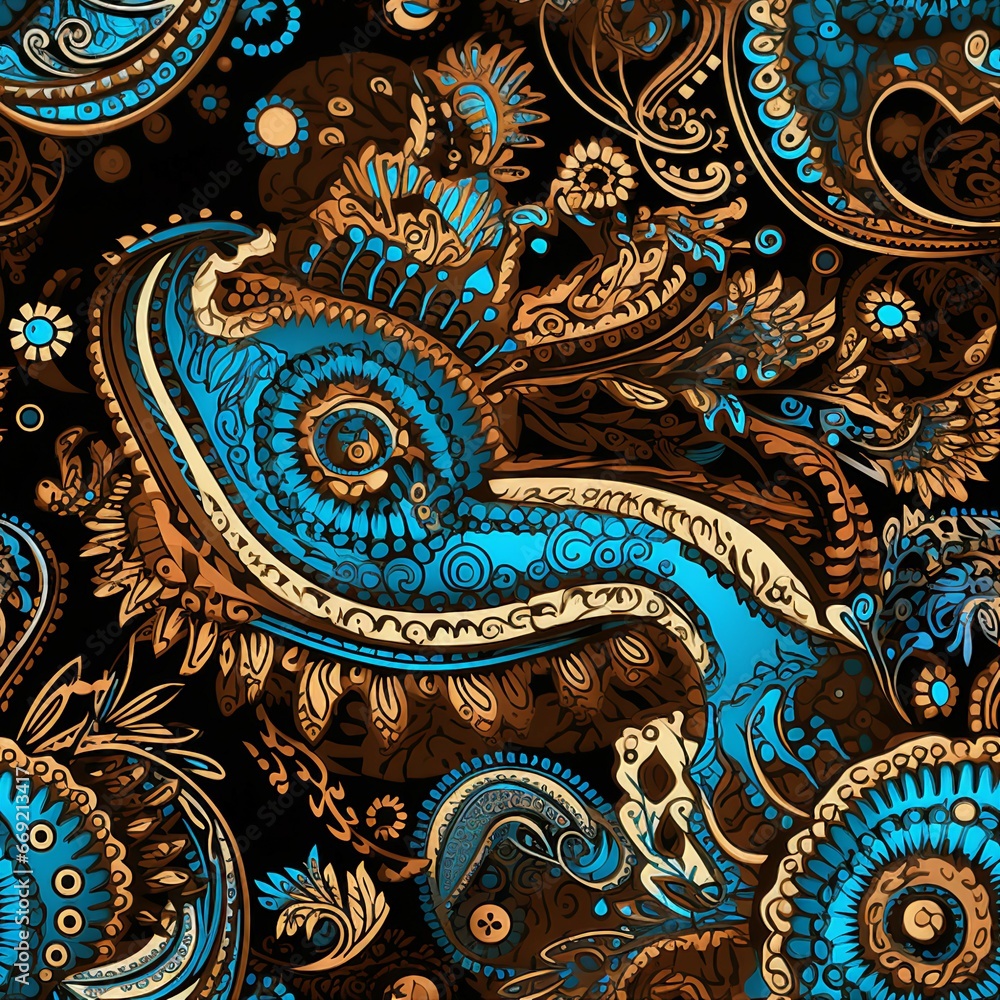 Paisley and Henna Intricacy Pattern Paisley and Henna Intricacy Pattern
