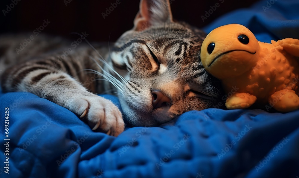 cat sleeping on a pillow cat sleeping on a pillow