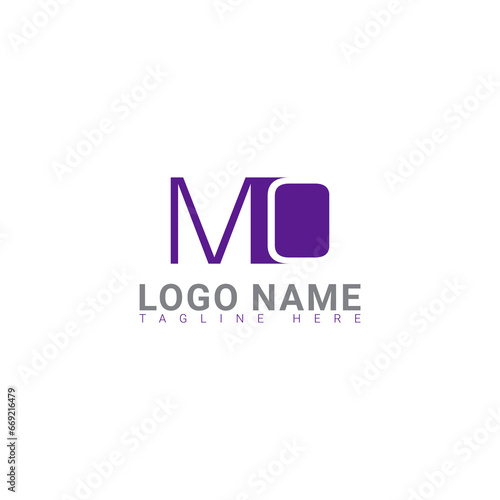 Letter MO modern business logo design,OM monogram logo design