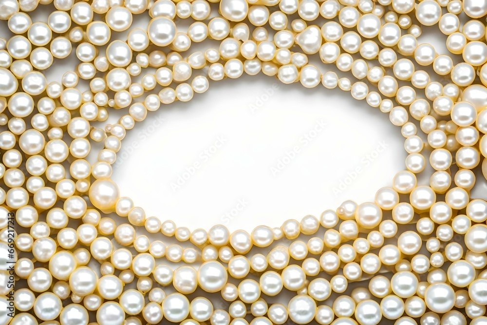 Necklace with pearls, Generated using AI Necklace with pearls, Generated using AI