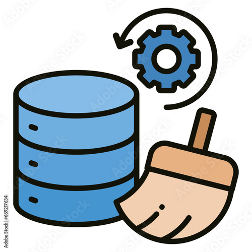 Data Cleaning Icon