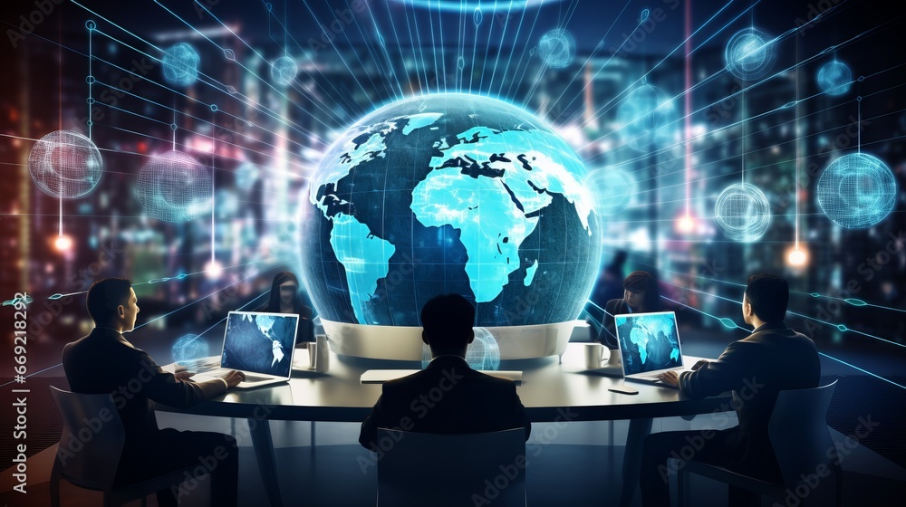 Data exchange, digital technology background, software development, cloud computing. Business Intelligence, global network, Data analysis, techician team computer programming Data exchange, digital technology background, software development, cloud computing. Business Intelligence, global network, Data analysis, techician team computer programming