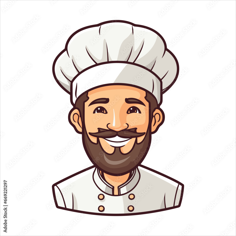 Vector Chef character design Vector Chef character design
