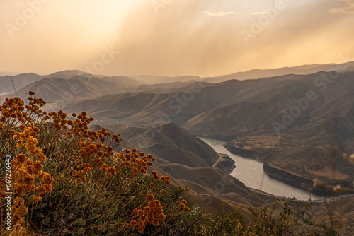View from Lucky Peak State Park in Idaho