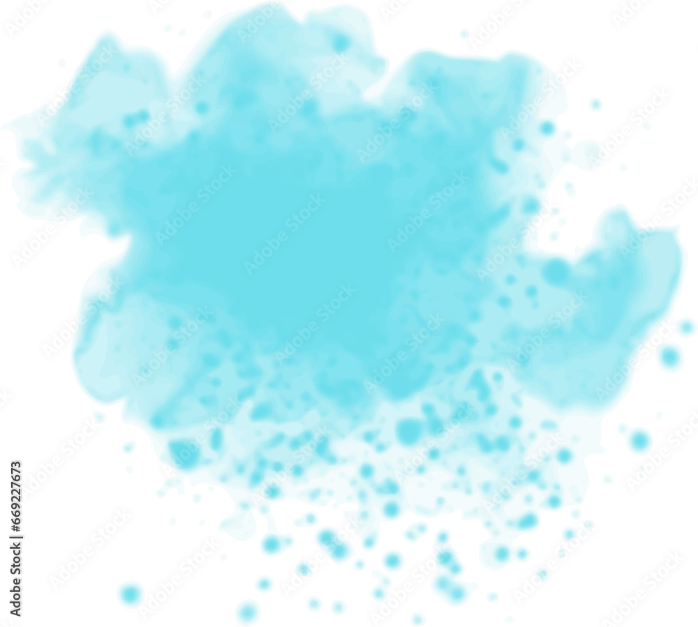 Fototapeta premium abstract blue background watercolor