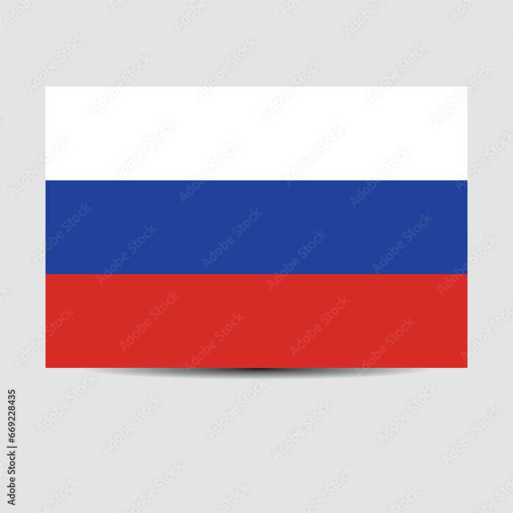 Russia Vector Country Flag for design and advertising vectors design element Russia Vector Country Flag for design and advertising vectors design element