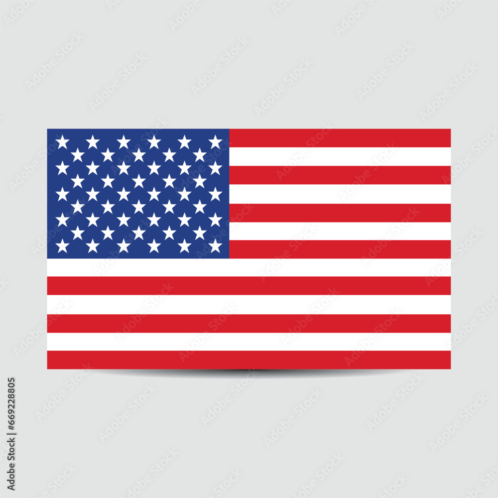 United States Of America Flag Vector Country Flag for design and advertising vectors design element United States Of America Flag Vector Country Flag for design and advertising vectors design element