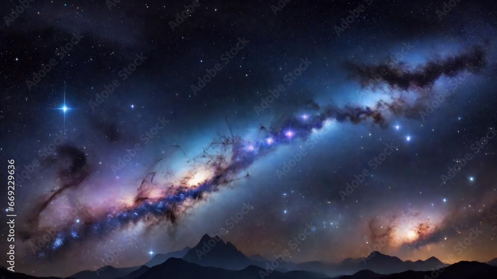 Galaxies, nebulae, and stars are the wonders of the night sky. They reveal the secrets of the universe and its creation. Generative AI