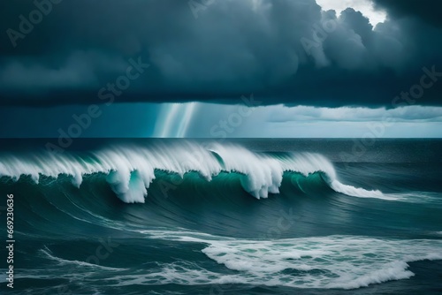 storm over the ocean © Kainat