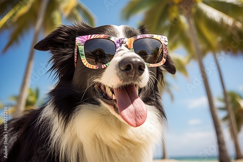 dog in sunglasses © Vasili