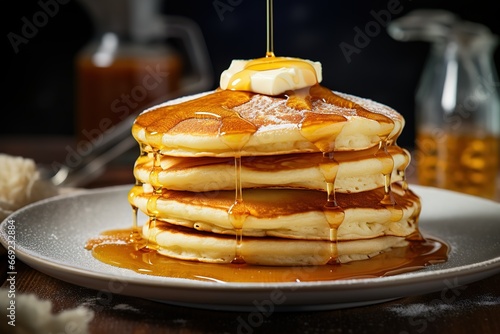 pancakes with honey © Vasili
