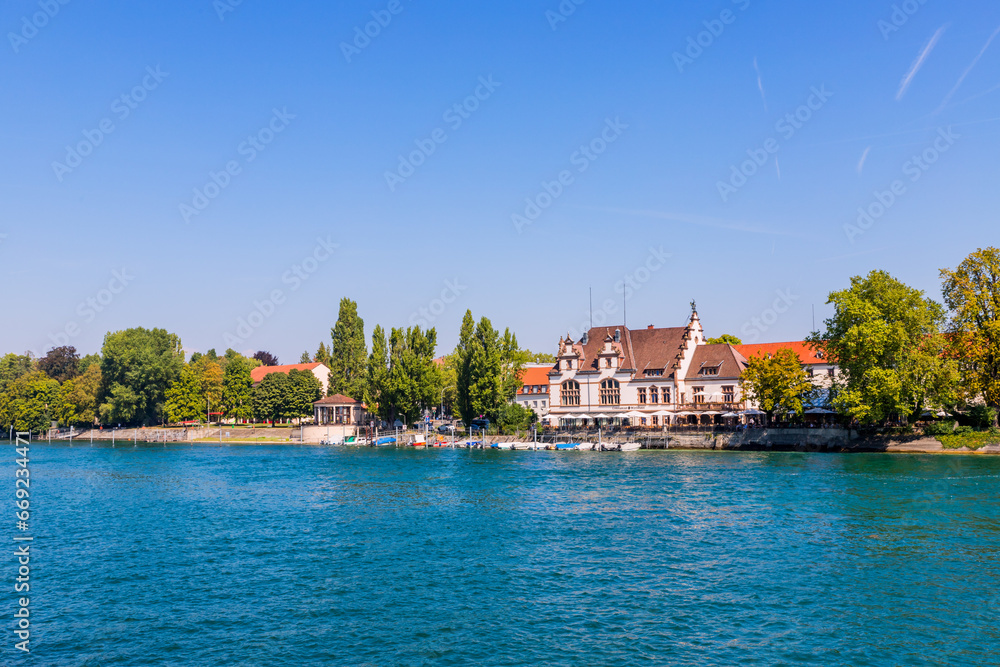 La ville de Constance au bord du Lac en Suisse