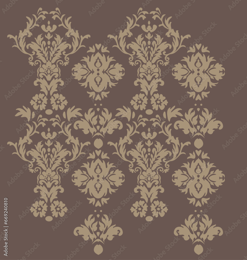 seamless damask pattern seamless damask pattern